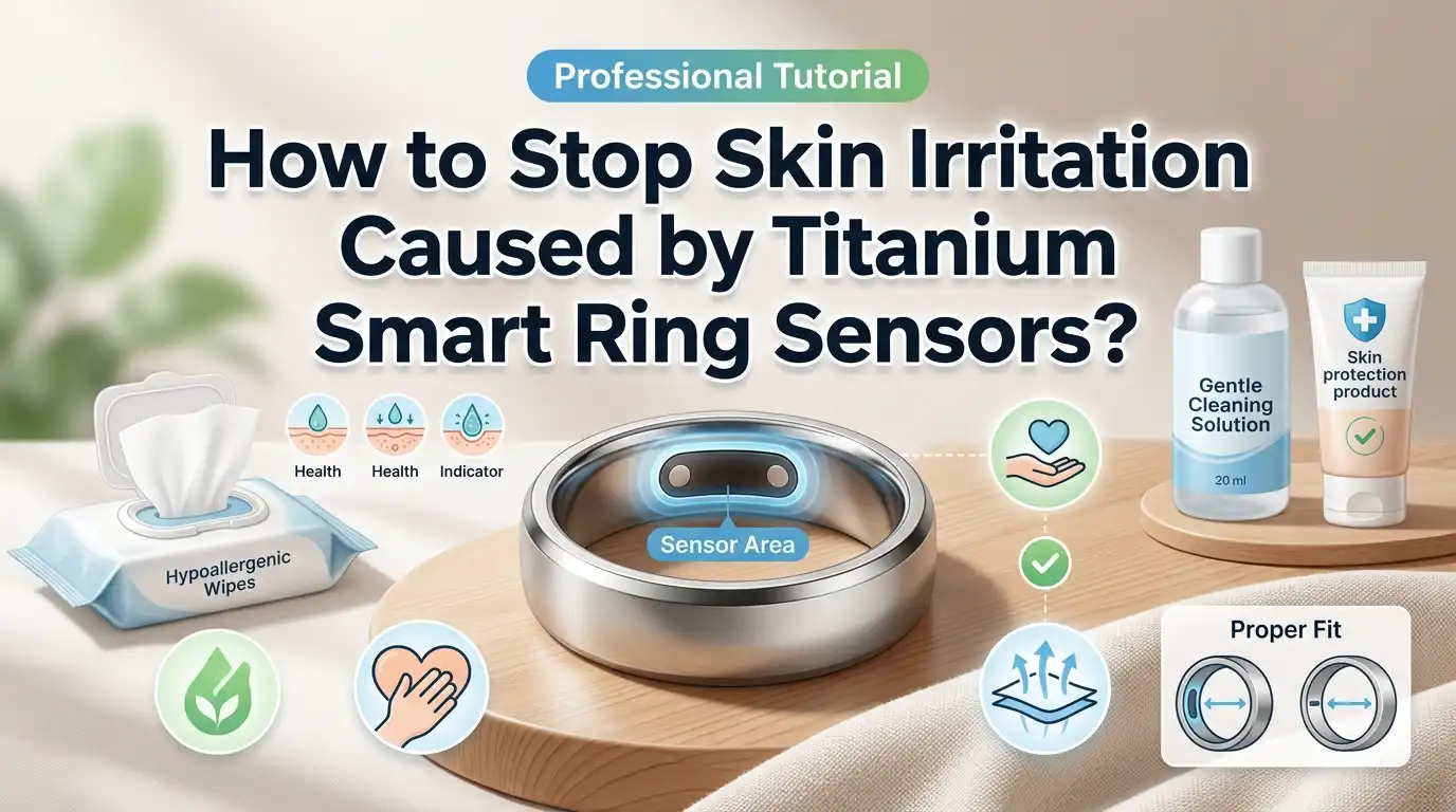 How to Stop Skin Irritation Caused by Titanium Smart Ring Sensors?
