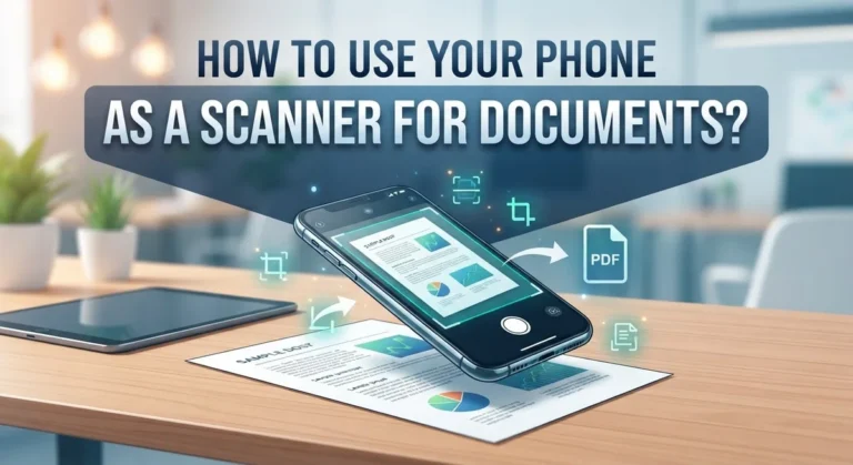 How to Use Your Phone as a Scanner for Documents?